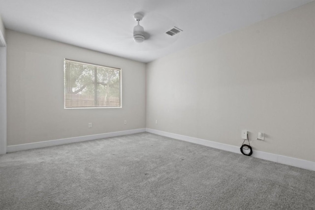 4913 Single Shot Cir, Austin, TX 78723 - spare room with a ceiling fan and carpet floors
