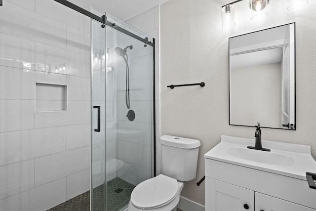 4913 Single Shot Cir, Austin, TX 78723 - bathroom with vanity and a stall shower