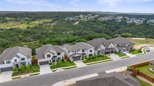 17804 Hattie Trce, Austin, TX 78738 - aerial view of residential area with a heavily wooded area