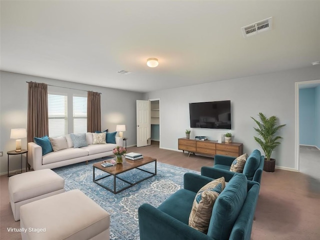 6900 Midlothian Dr, Austin, TX 78754 - living room featuring baseboards