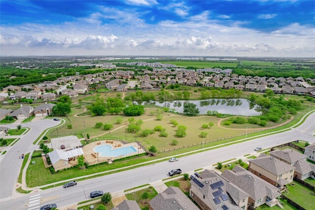 6900 Midlothian Dr, Austin, TX 78754 - aerial perspective of suburban area featuring a nearby body of water