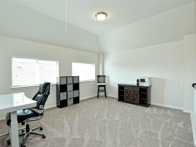913 Swan Flower St, Leander, TX 78641 - office featuring light colored carpet and lofted ceiling