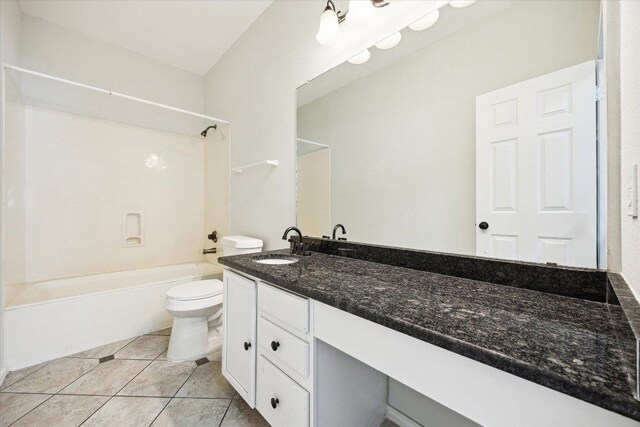 15405 Montoya Cv, Austin, TX 78717 - full bathroom with vanity, shower / bathtub combination, and tile patterned floors