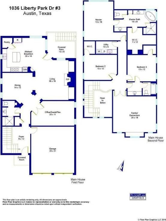 1036 Liberty Park Dr Unit 3, Austin, TX 78746 - view of room layout
