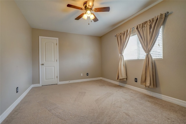 3107 Magnolia Mnr, New Braunfels, TX 78130 - carpeted spare room with a ceiling fan and baseboards