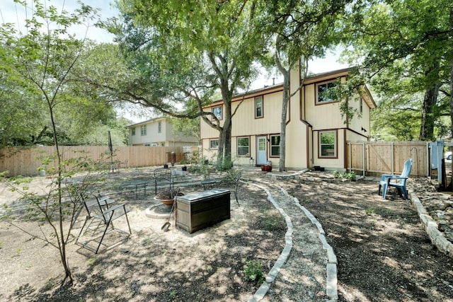 1506 Spiderlily Vw, Cedar Park, TX 78613 - rear view of house with a fenced backyard
