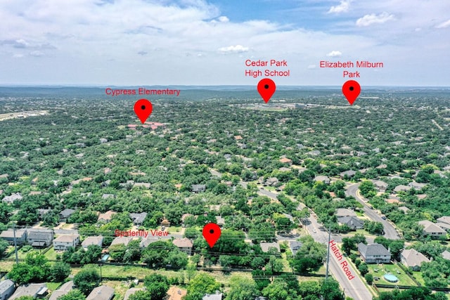 1506 Spiderlily Vw, Cedar Park, TX 78613 - bird's eye view