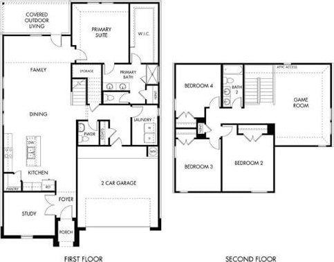 4212 Forel Rd, Andice, TX 78660 - floor plan / room layout