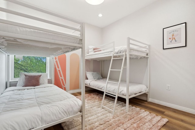 800 Newcastle Dr, Austin, TX 78745 - bedroom featuring wood finished floors and recessed lighting