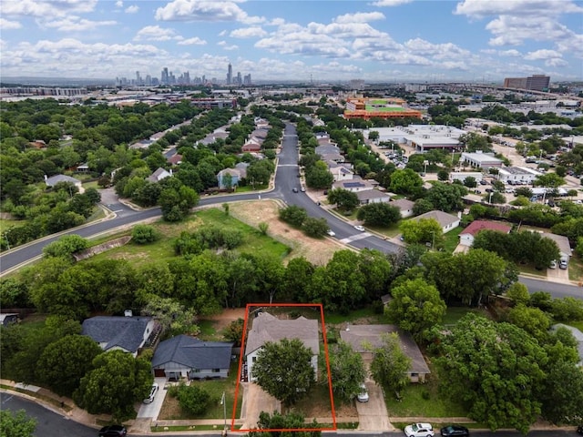 800 Newcastle Dr, Austin, TX 78745 - view of urban area featuring property boundaries highlighted and nearby suburban area