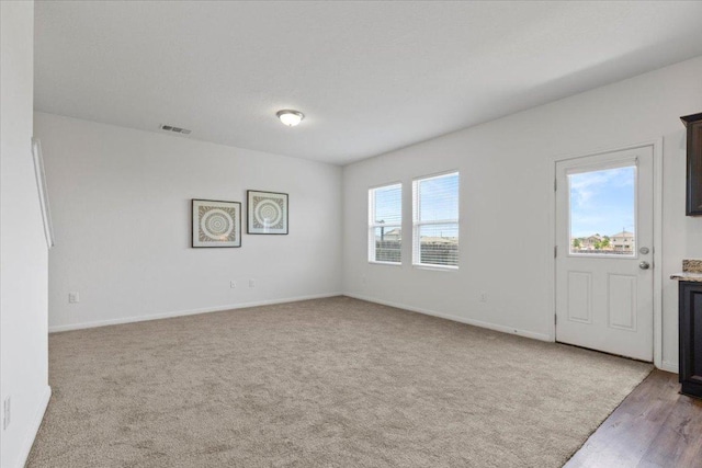 336 Wonderful Life Way, Jarrell, TX 76537 - entrance foyer featuring baseboards and carpet flooring