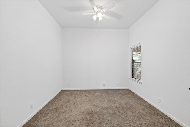 250 Maeves Way, Austin, TX 78737 - carpeted empty room with ceiling fan and baseboards