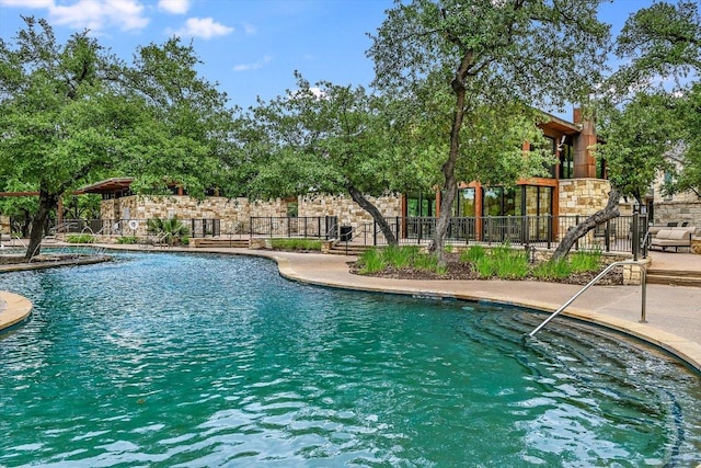 10908 Railway Ln Unit 76, Austin, TX 78717 - view of pool with a patio area
