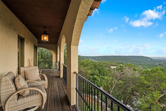 6203 Ledge Mountain Dr, Austin, TX 78731 - balcony with a view of trees