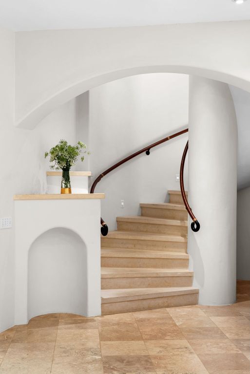4256 Fischer Store Rd, Wimberley, TX 78676 - stairs featuring arched walkways