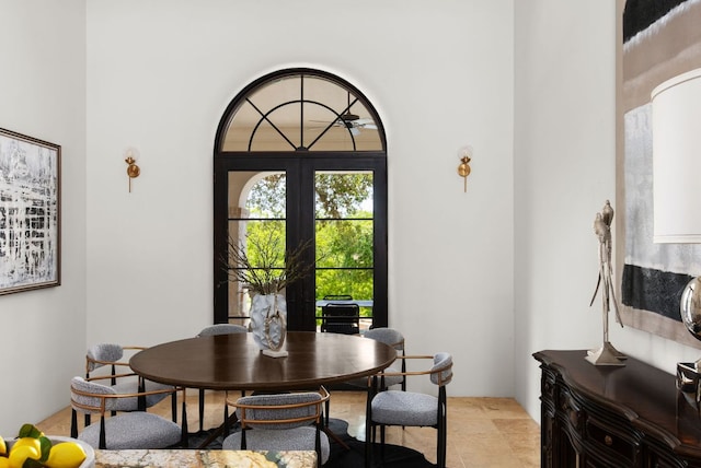 4256 Fischer Store Rd, Wimberley, TX 78676 - dining space with french doors