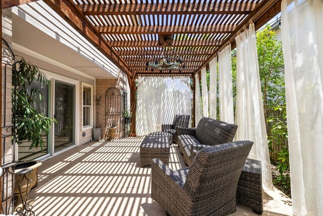1705 Chinati Ct, Cedar Park, TX 78613 - view of patio / terrace featuring a pergola