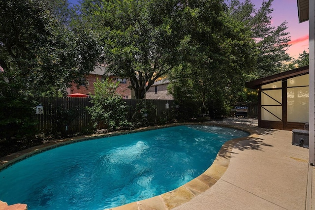 1705 Chinati Ct, Cedar Park, TX 78613 - view of pool with a fenced backyard and a patio area