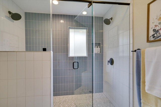 12801 Oak Bend Cv, Austin, TX 78727 - full bathroom with a shower stall and recessed lighting