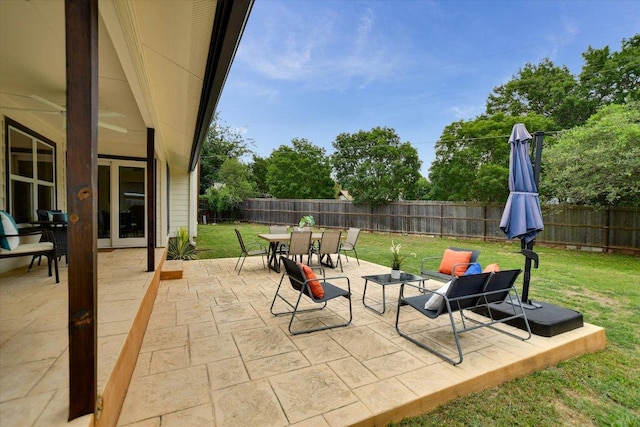 12801 Oak Bend Cv, Austin, TX 78727 - view of patio with outdoor dining space