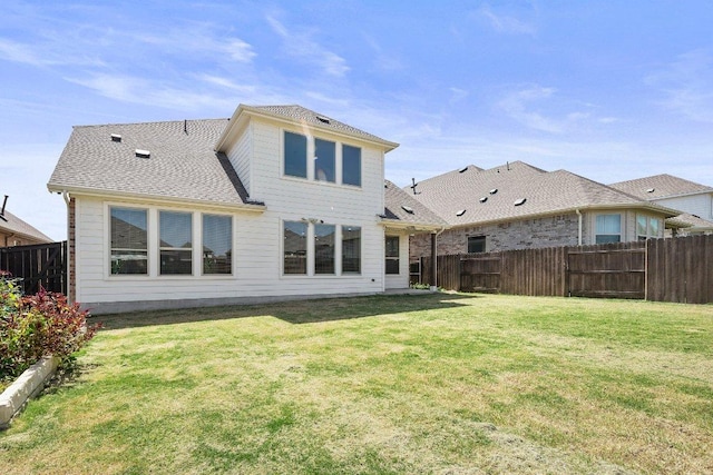 2404 Clear Pond Vw W, Leander, TX 78641 - rear view of property with roof with shingles