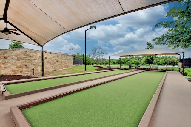 3241 Aurelia Ln, Round Rock, TX 78665 - view of community with a bocce ball area