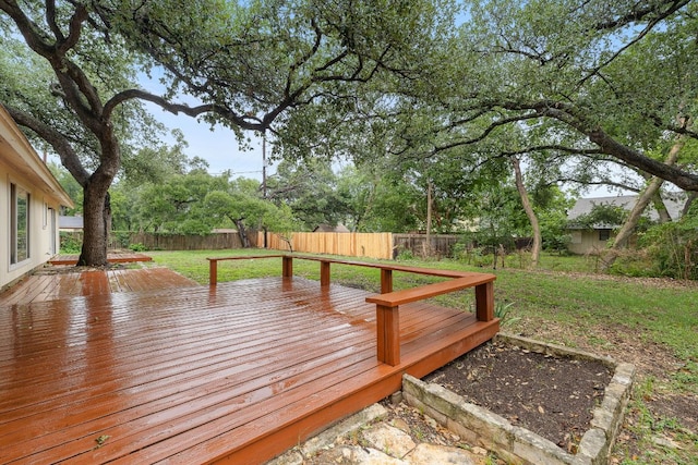 13007 Stillforest St, Austin, TX 78729 - view of wooden deck