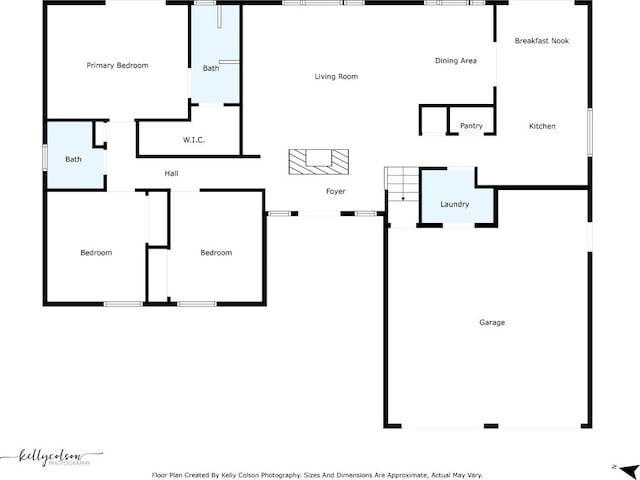 13007 Stillforest St, Austin, TX 78729 - home floor plan