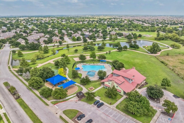 20700 Windmill Ridge St, Pflugerville, TX 78660 - drone / aerial view of a nearby body of water and a pool