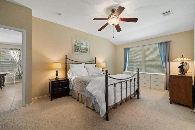 11208 Persimmon Gap Dr, Austin, TX 78717 - bedroom with light colored carpet, baseboards, and ceiling fan