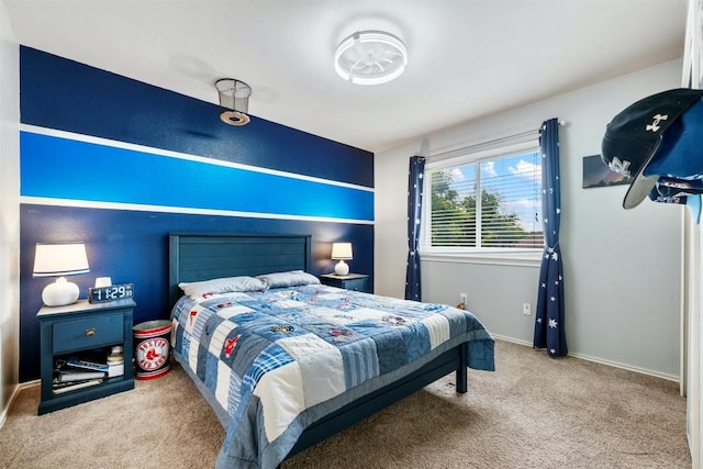 17121 Bishopsgate Dr, Pflugerville, TX 78660 - carpeted bedroom with baseboards