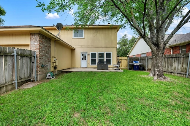 17121 Bishopsgate Dr, Pflugerville, TX 78660 - rear view of property with a patio area