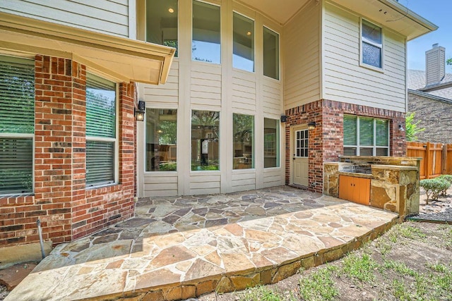 9812 Whitley Bay Dr, Austin, TX 78717 - view of patio with area for grilling