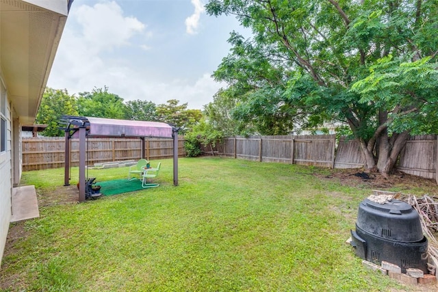 205 Tolcarne Dr, Hutto, TX 78634 - view of yard