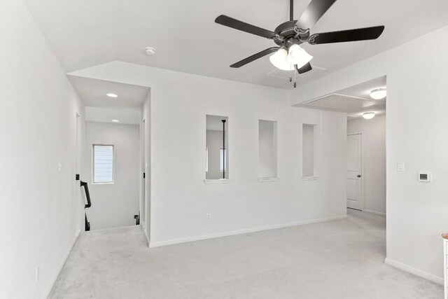 6010 Principale Dr, Pflugerville, TX 78660 - carpeted empty room with a ceiling fan, a smoke detector, and baseboards