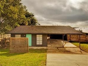 6205 Hyside Dr, Austin, TX 78723 - view of front of home with concrete driveway