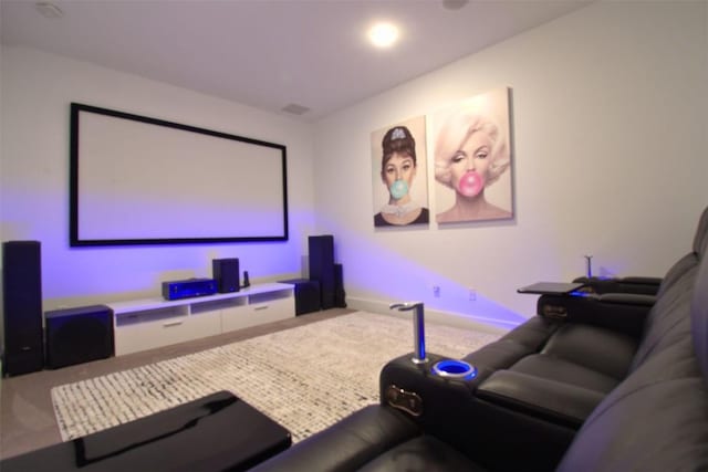 1329 Da Vinci Trl, Leander, TX 78641 - cinema with carpet flooring and baseboards