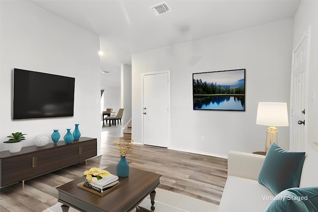 112 Black Alder St, Georgetown, TX 78626 - living room featuring wood finished floors and baseboards