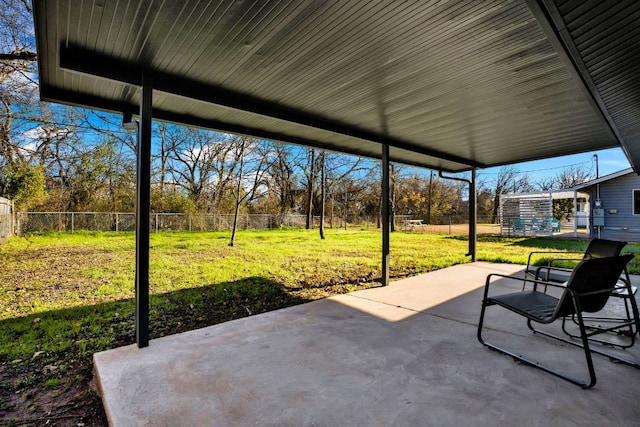 1205 Arthur Stiles Rd, Austin, TX 78721 - fenced backyard with a patio area