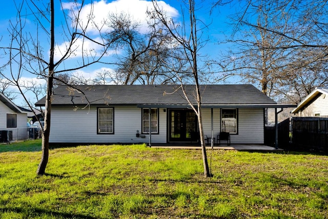 1205 Arthur Stiles Rd, Austin, TX 78721 - back of house with french doors
