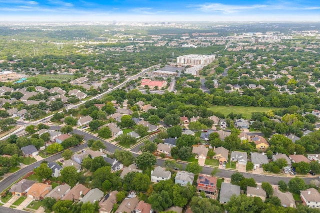 12303 Shropshire Blvd, Austin, TX 78753 - aerial overview of property's location with nearby suburban area