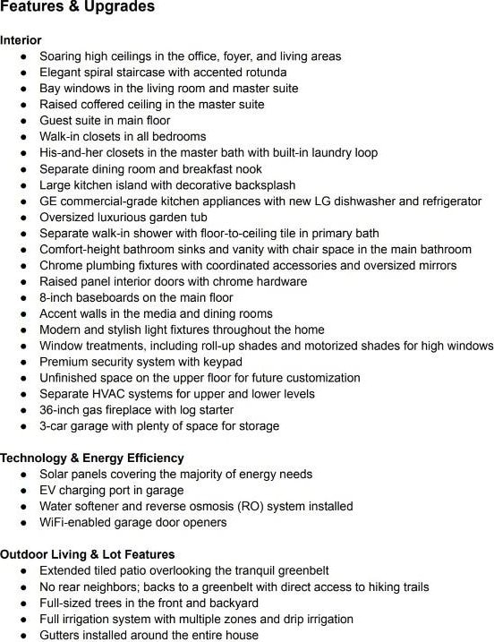 5400 Alonso Dr, Austin, TX 78738 - view of a document