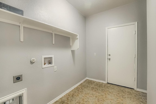9008 Tall Sky Trce, Austin, TX 78724 - washroom with hookup for an electric dryer, washer hookup, baseboards, and hookup for a gas dryer