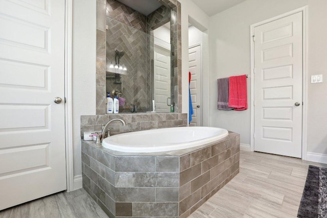 13212 Carol Lawler Ln, Manor, TX 78653 - full bath with a bath and baseboards