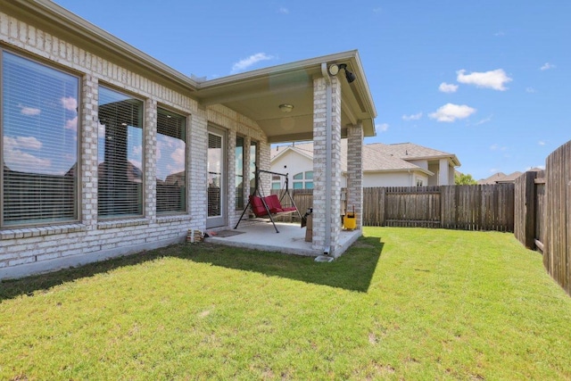 13212 Carol Lawler Ln, Manor, TX 78653 - fenced backyard with a patio