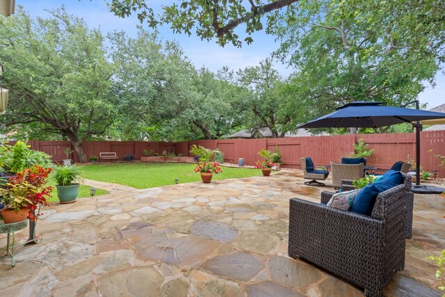 9905 Palmbrook Dr, Austin, TX 78717 - view of patio / terrace