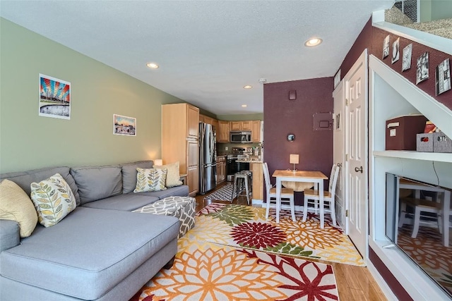 2000 Lightsey Rd Unit 3, Austin, TX 78704 - living area with light wood-type flooring and recessed lighting