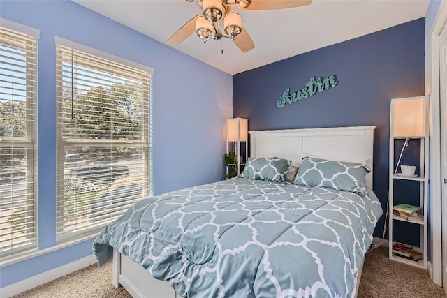 2000 Lightsey Rd Unit 3, Austin, TX 78704 - bedroom featuring carpet and a ceiling fan