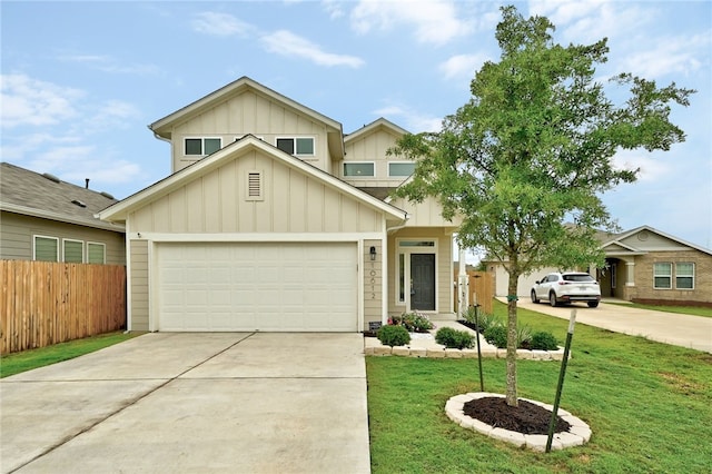10612 Harwood Overlook Cv, Austin, TX 78747 - view of front of property with board and batten siding and concrete driveway