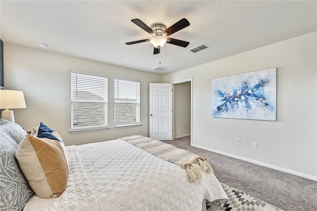 10612 Harwood Overlook Cv, Austin, TX 78747 - bedroom featuring carpet and ceiling fan